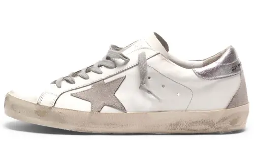 Golden Goose Superstar 'White Silver' Men's