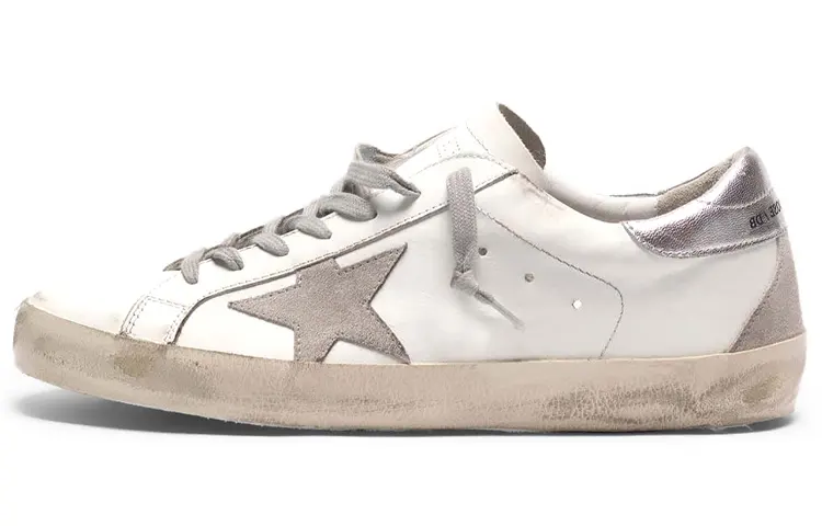 Golden Goose Superstar 'White Silver' Men's