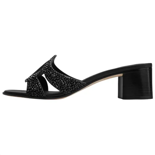 LOUIS VUITTON Isola Slide Slippers Women's Black