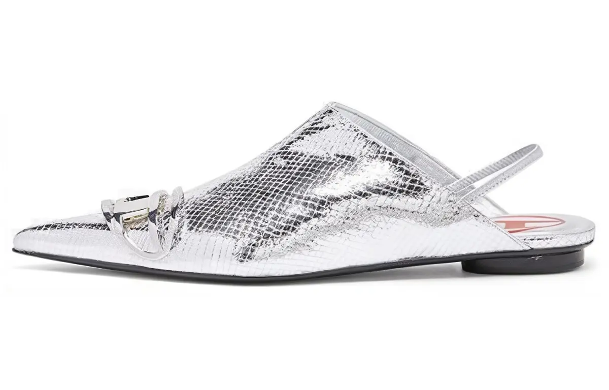 DIESEL D-Venus B Metallic Mules