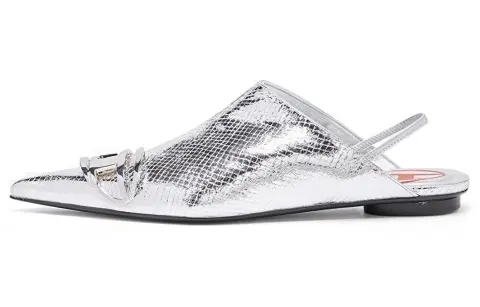 DIESEL D-Venus B Metallic Mules