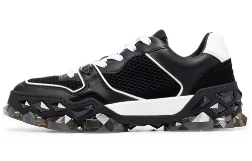 Jimmy Choo Diamond Low top Sports Casual Shoes Women's Black