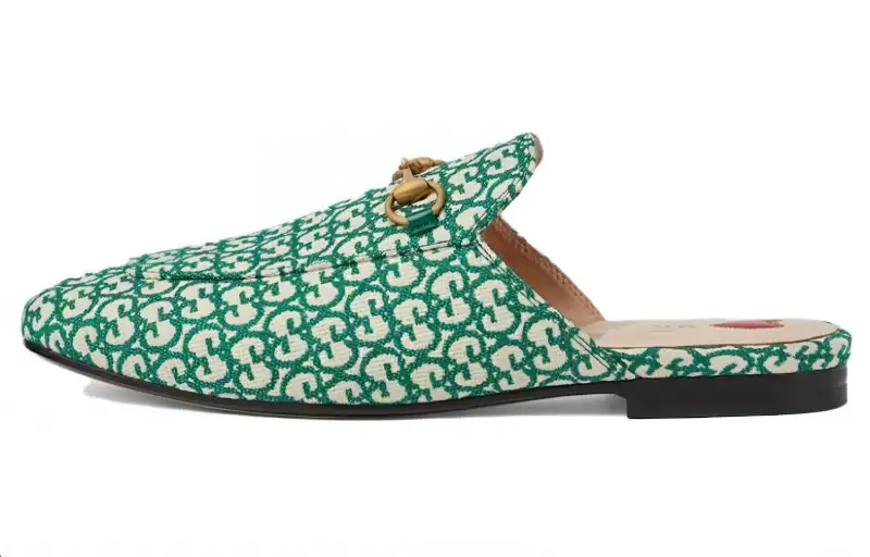 GUCCI Closed Toe Slippers Women's Green