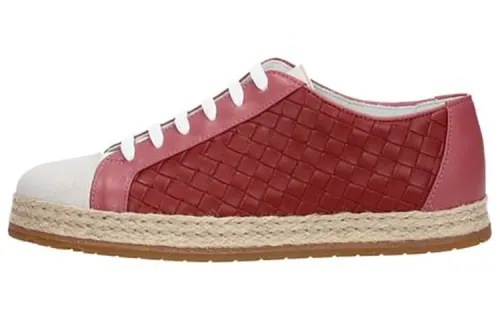 Bottega Veneta Pu Stylish Skateboarding Shoes Women's Pink