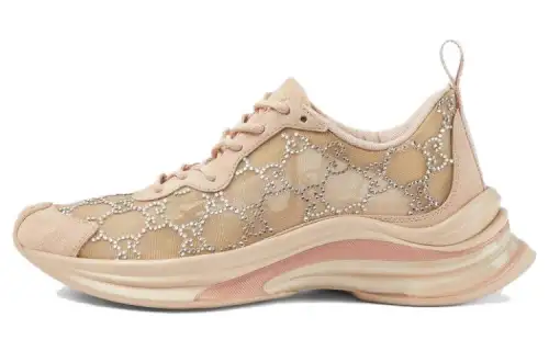 Gucci Wmns Run Sneaker 'GG Crystal - Light Powder' Women's