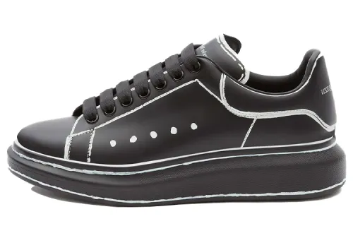 Alexander McQueen Oversized Black White Outline