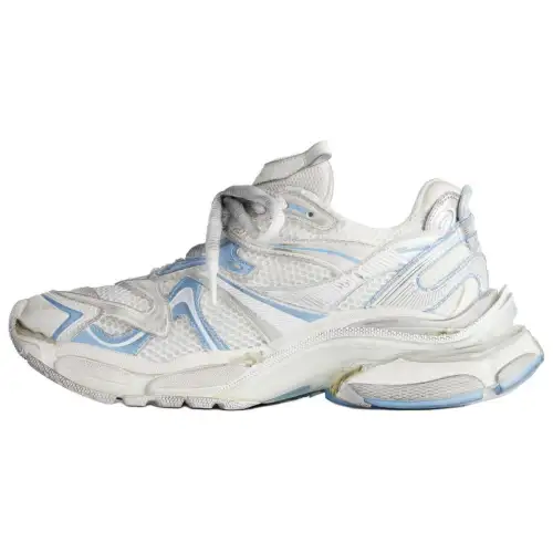 Balenciaga Runner 2.0 Low top Chunky Sneakers Women's White Blue