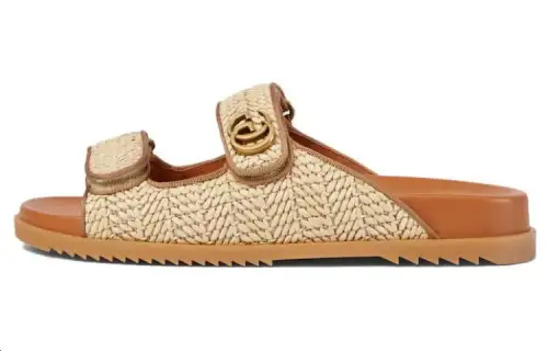 GUCCI Slide Slippers Women's Brown
