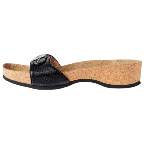 Scholl x Balenciaga Slide Slippers 4cm Women's Black
