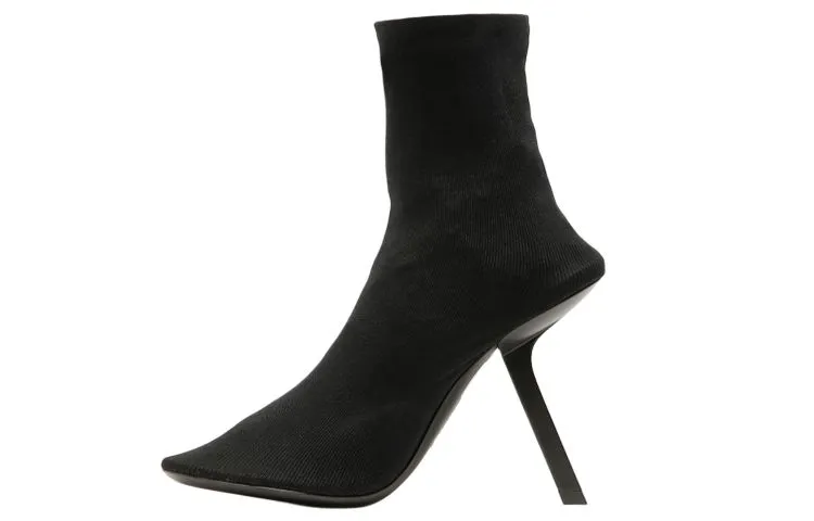 Balenciaga 110mm Stretch Heeled Boots 'Black' Women's