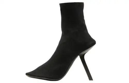 Balenciaga 110mm Stretch Heeled Boots 'Black' Women's