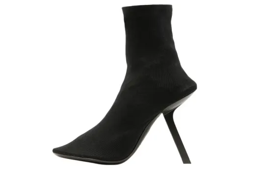 Balenciaga 110mm Stretch Heeled Boots 'Black' Women's