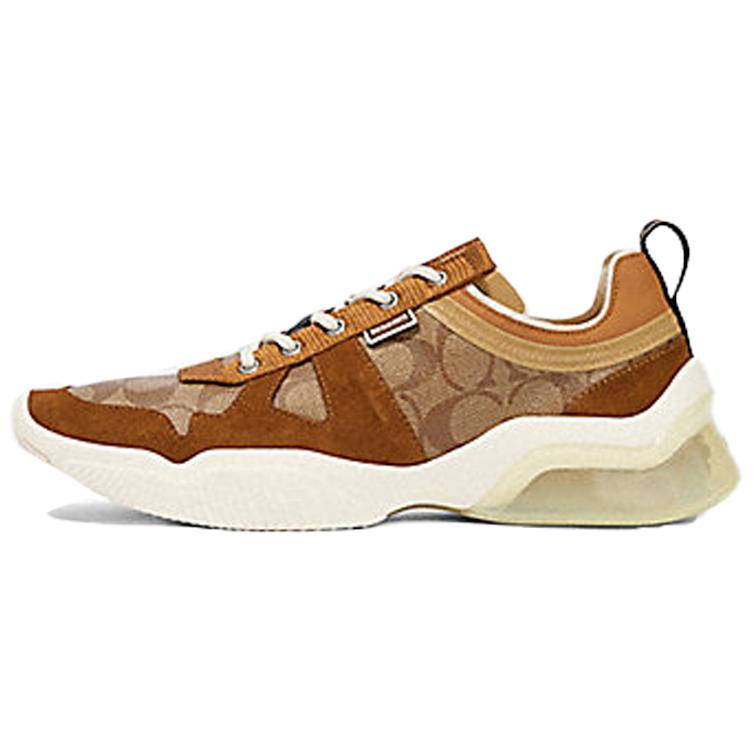 Мужские кроссовки COACH CitySole (коричнево-белые)