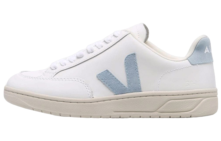 VEJA V 12 Leather 'Extra White Steel'
