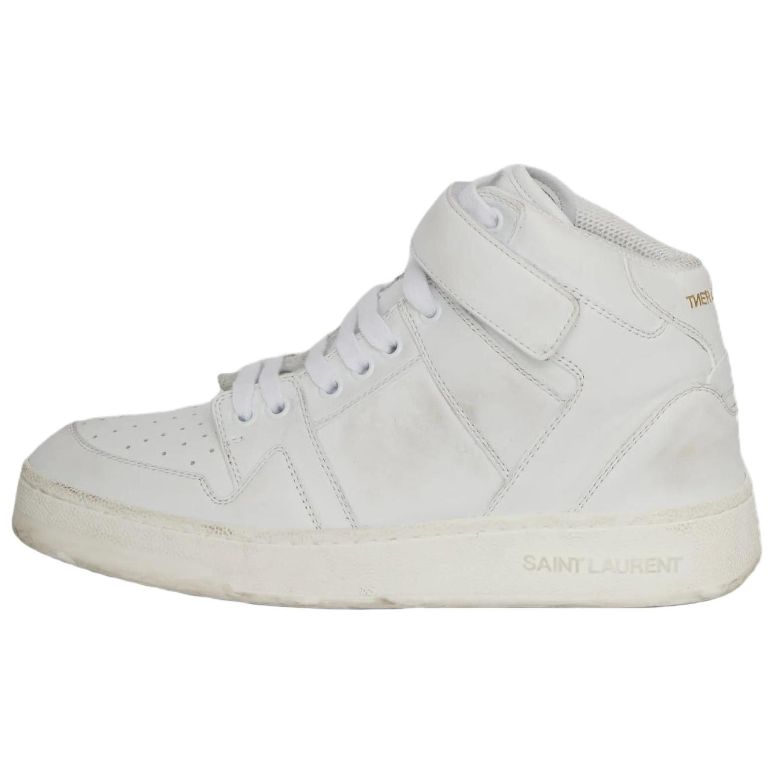 Женские кеды SAINT SAINT LAURENT High-top (белый)