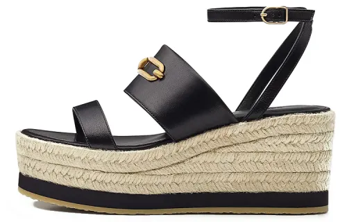 HERMES Elise Slide Slippers Women's Black