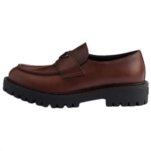 PRADA Chunky Heel High Heels 6CM Men's Ebony