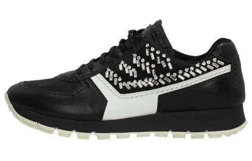PRADA Casual Shoes Women's Black White
