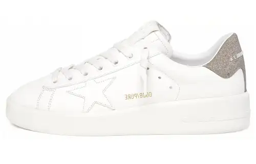 Golden Goose Purestar Casual Low top Skateboard Shoes Women's White