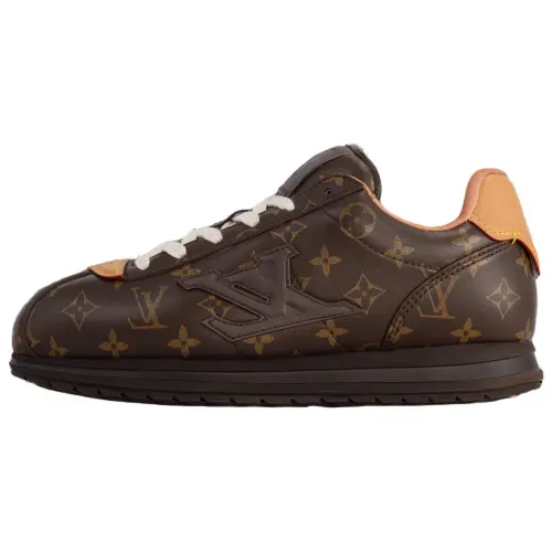 LOUIS VUITTON X Nigo Collaboration Buttersoft FW25 Low top Casual Shoes Unisex Dark Brown
