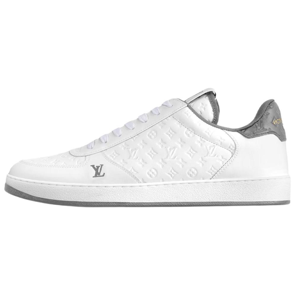 LOUIS VUITTON Rivoli Low top Skateboard Shoes Men's White