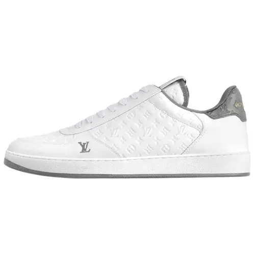 LOUIS VUITTON Rivoli Low top Skateboard Shoes Men's White