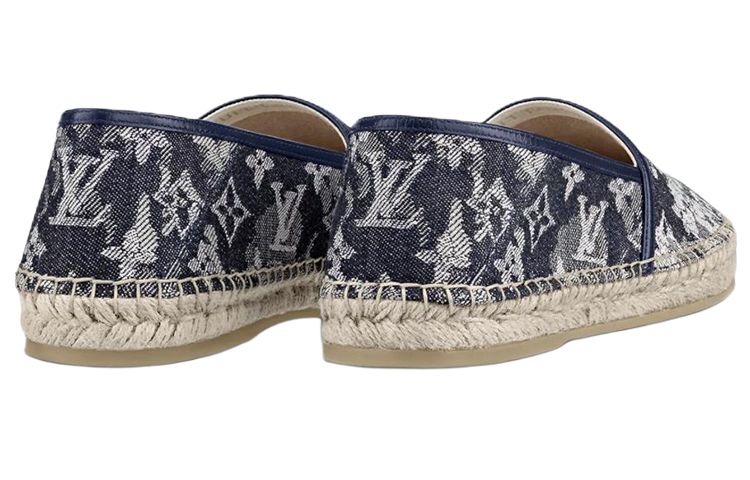 LOUIS VUITTON Waterfall Shoes 'Destroyed Denim Monogram'