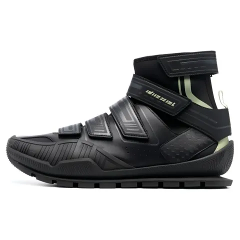 DIESEL High top Casual Shoes Men's Black
