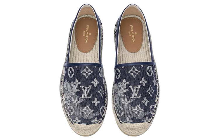 LOUIS VUITTON Waterfall Shoes 'Destroyed Denim Monogram'