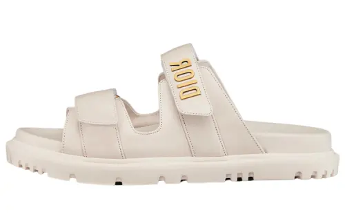 DIOR DiorAct Quiet Slide Slippers Women's White