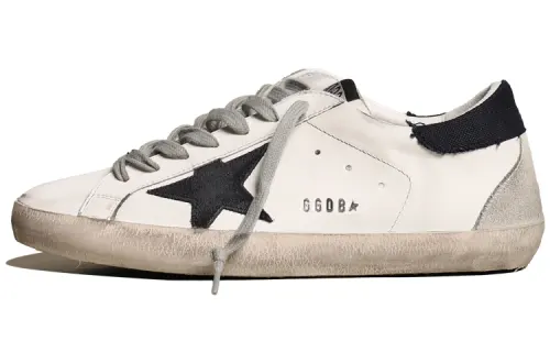 Golden Goose Super Star Classic Stylish Skateboarding Shoes Men's White Black