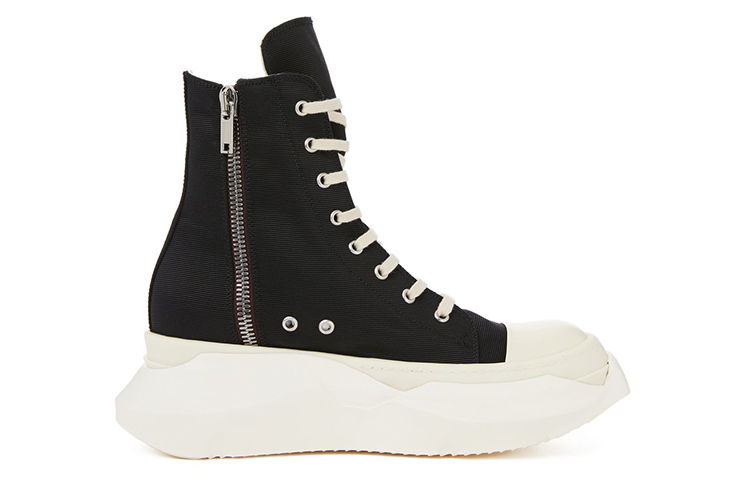 Rick Owens DRKSHDW Casual High top Stylish Skateboarding Shoes Men's Black White