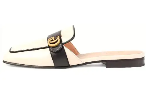 GUCCI Closed Toe Slippers Women's White