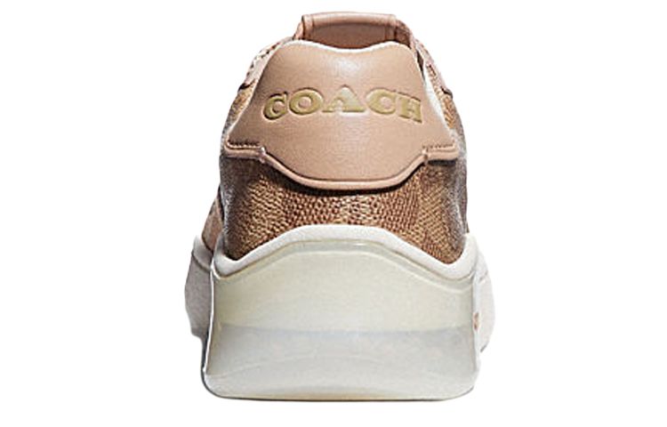 COACH CitySole Court Sports Stylish Skateboarding Shoes Women's Dark Brown