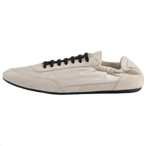 PRADA Re Nylon Collapse Low top Casual Shoes Men's Ivory