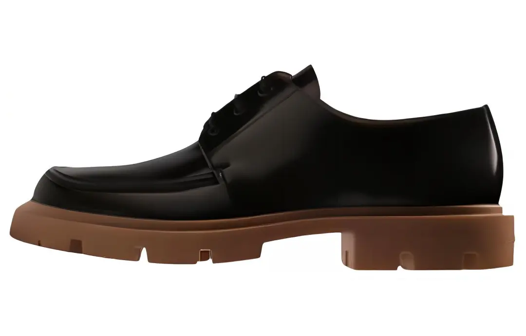 Maison Margiela Leather Men's Casual Shoes Men's Black