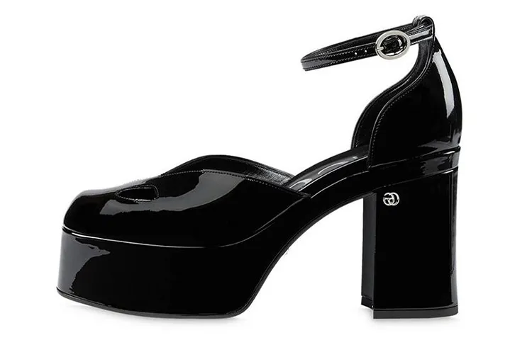 GUCCI Ankle-strap Platform Pumps