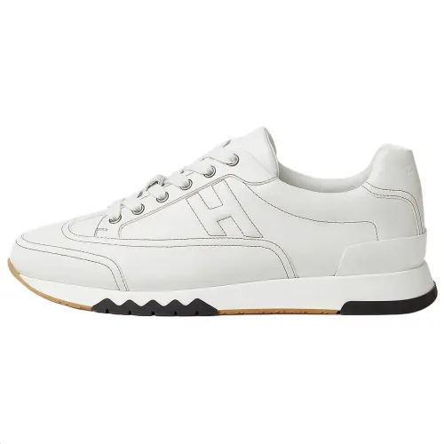 HERMES Trail Low top Casual Shoes Men's White