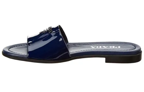 PRADA Quiet Slide Slippers Women's Dark Blue