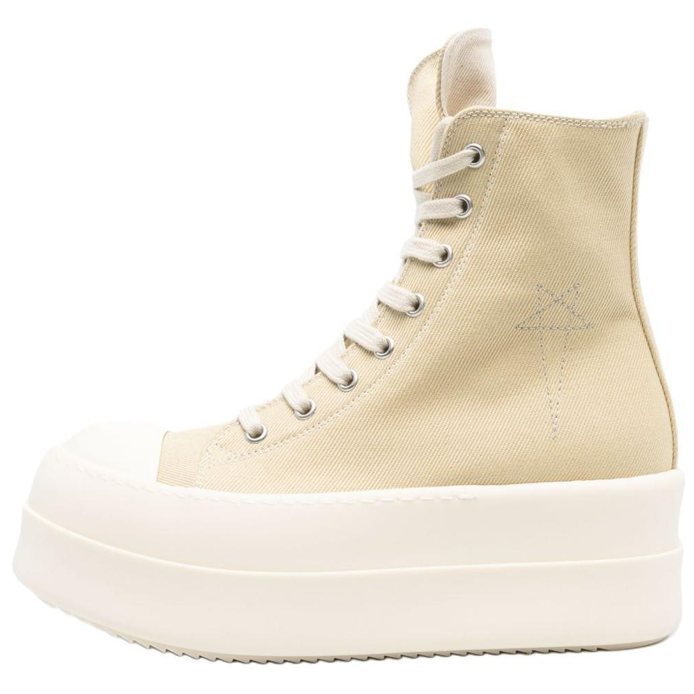 Женские кеды Rick Owens DRKSHDW (бежевые)