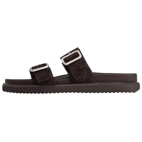 LOUIS VUITTON Venice Slide Slippers Men's Brown