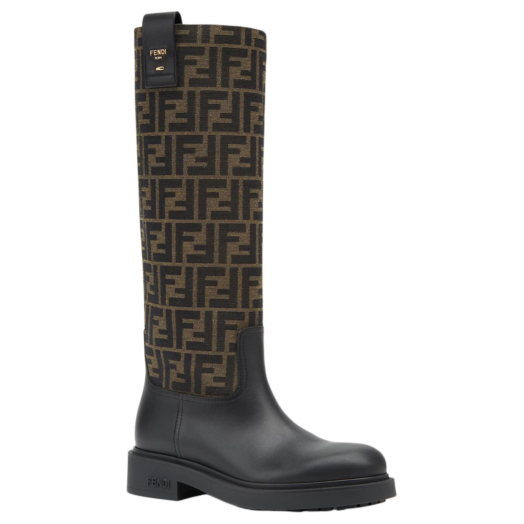 FENDI Filo Panelled Boots Women's