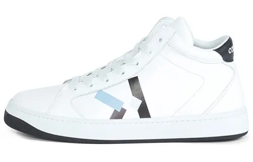 KENZO Kourt Comfortable Mid top Casual Shoes Men's White