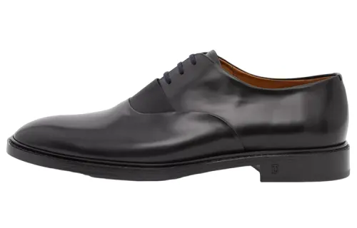 Burberry Leather Men's Casual Shoes Men's Marine Blue