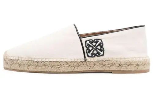 OFF-WHITE Anglette canvas espadrilles