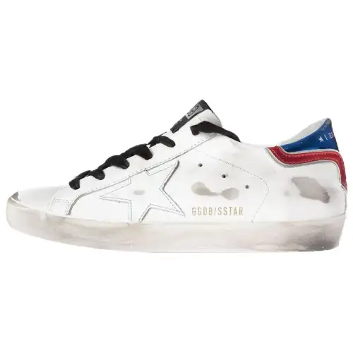 Golden Goose Super Star Leather Low top Skateboard Shoes Women's White