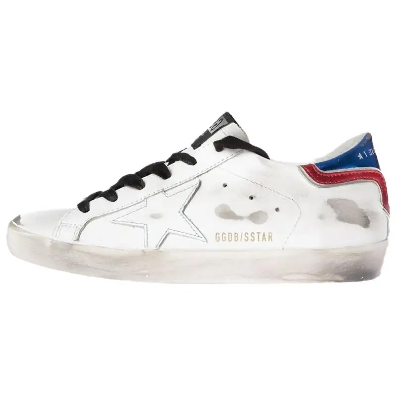 Golden Goose Super Star Leather Low top Skateboard Shoes Women's White
