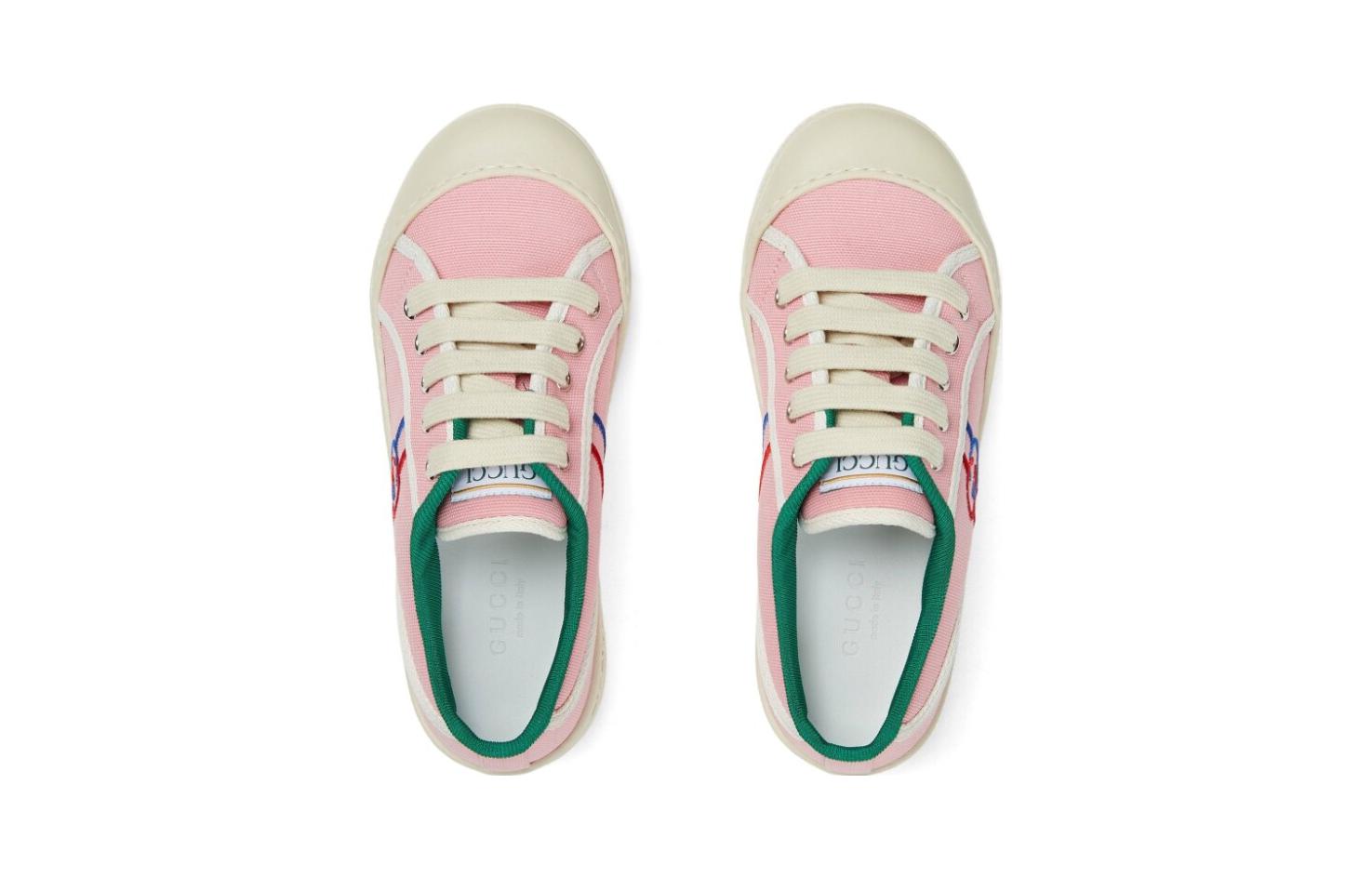 Кеды Gucci Tennis 1977 (розовый) — фото 3