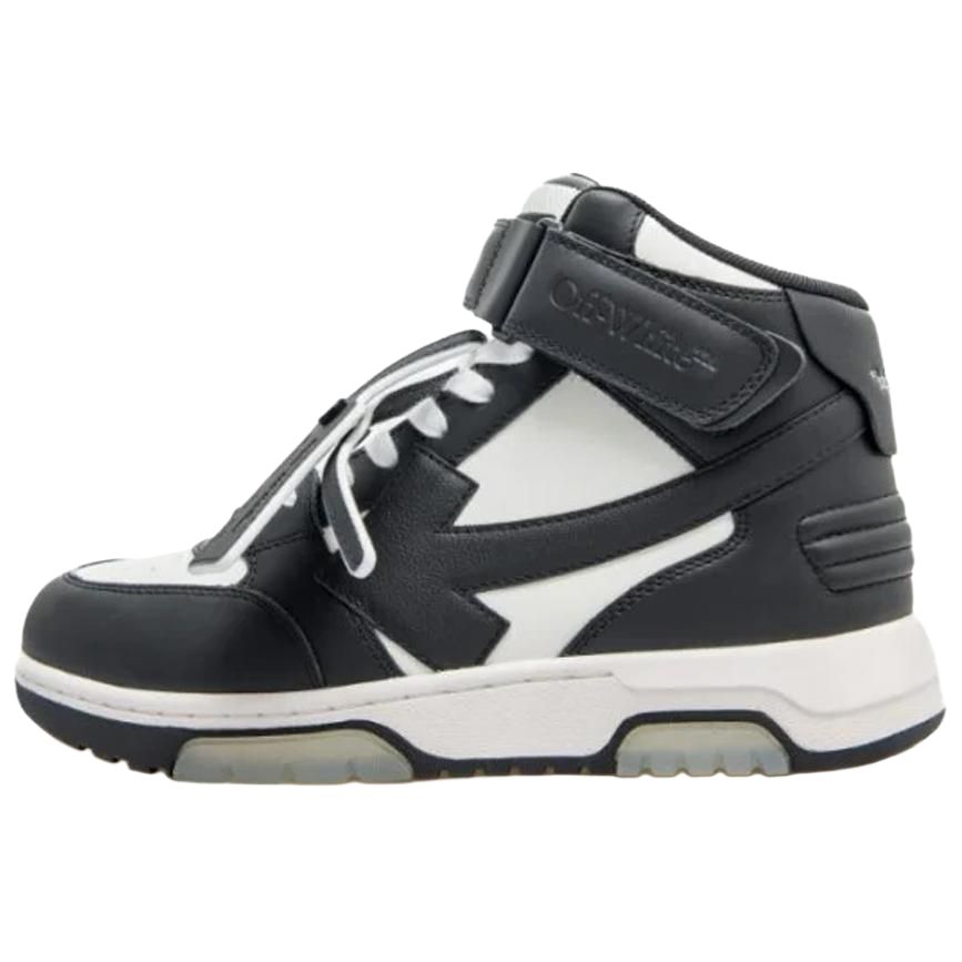 Мужские кеды OFF-WHITE Out Of Office Mid (черные)