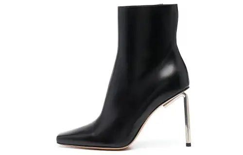 OFF WHITE Allen 100mm Leather Ankle Boots Women's